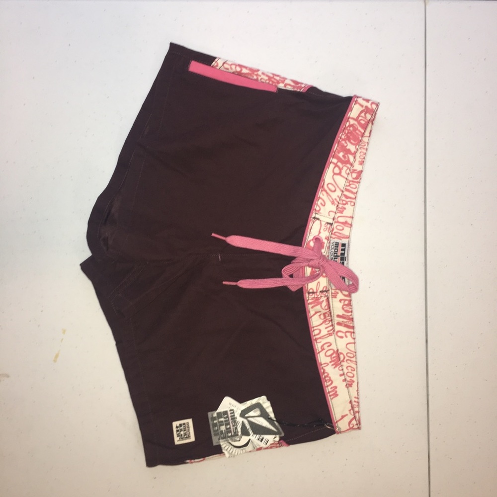 Volcum Red Swim Trunks